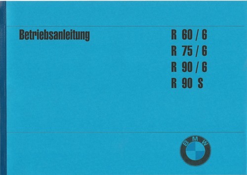 Betriebsanleitung bmw 60 - betriebsanleitung, bmw,