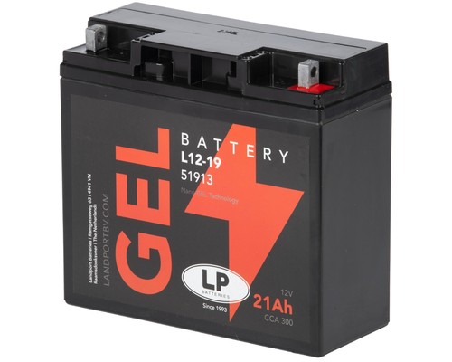 Gel motorradbatterie 12v - gel, 21ah