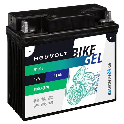Gel motorradbatterie 21ah - gel,
