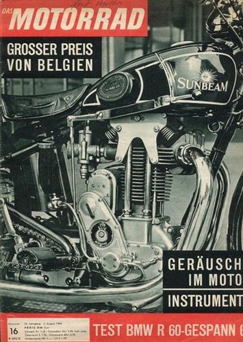 Das motorrad 1963 test - motorrad, 16/1963