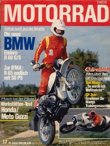 Motorrad 1980 test bmw - motorrad,